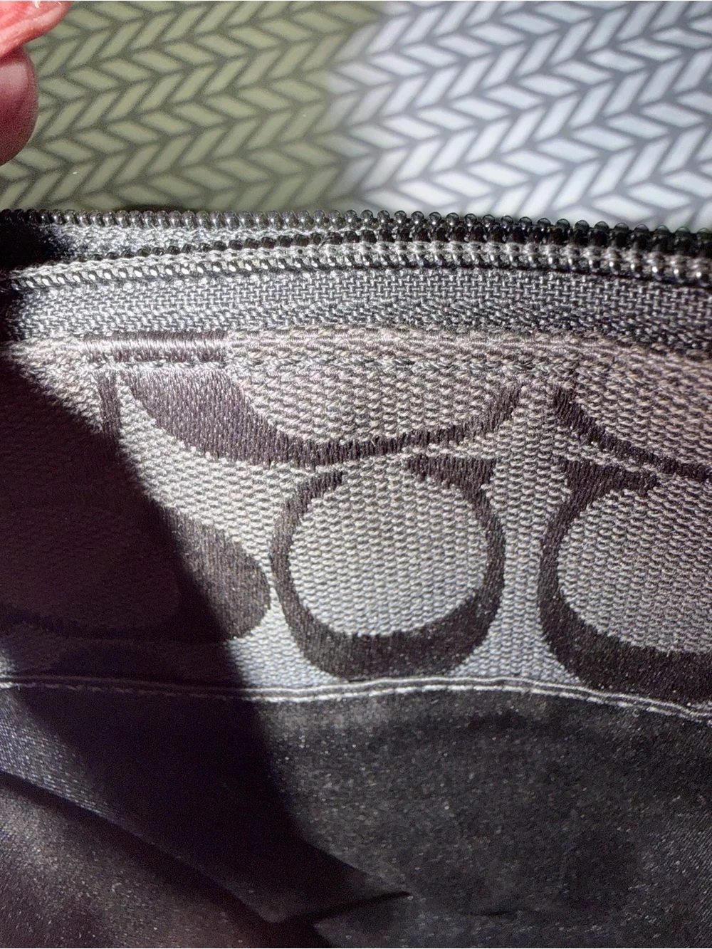 Coach Crossbody Bag – Signature Print- Compact 9